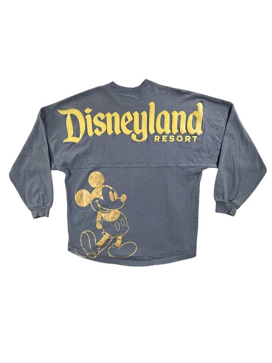 Disney Other - Disney Disneyland Resort Spirit Jersey Shirt Mens Medium Blue Mickey Long Sleeve